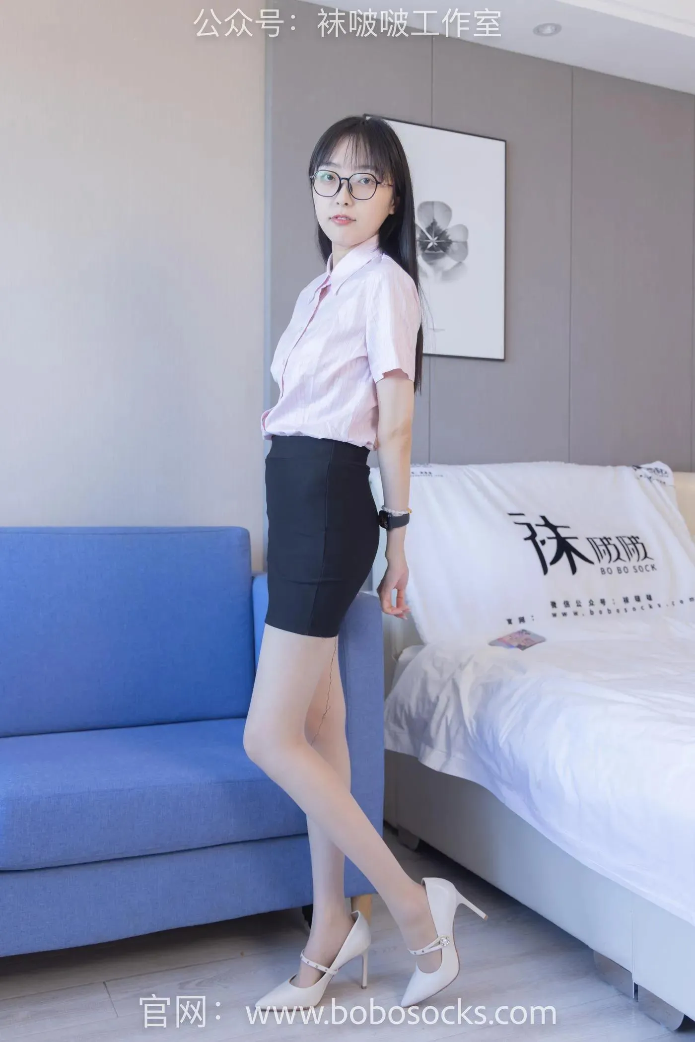 [BoBoSocks袜啵啵]NO.106 稚予-高跟鞋、肉丝 [140P]插图4